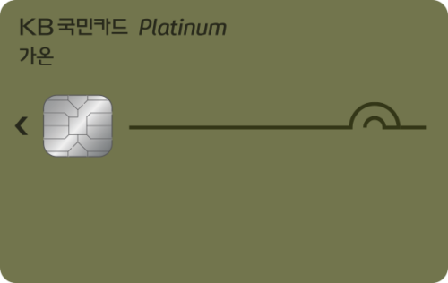 KB국민 가온플래티늄카드
