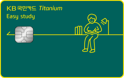 KB국민 Easy study 티타늄카드