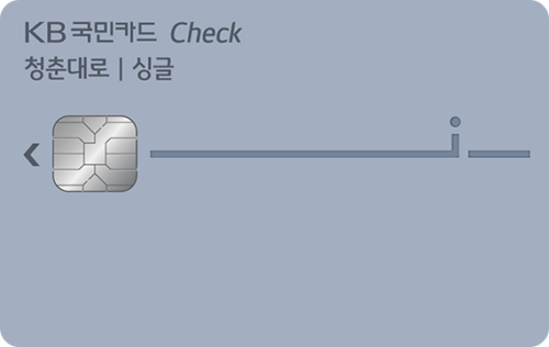 KB국민 청춘대로 싱글 체크카드