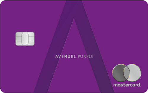 롯데백화점 AVENUEL PURPLE 카드