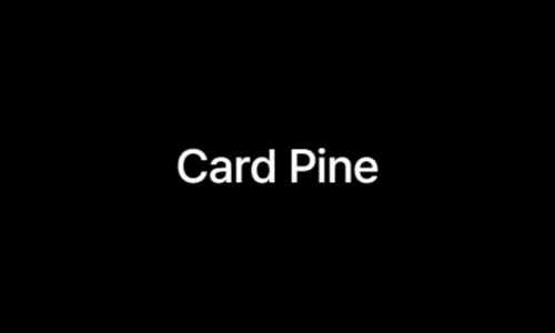 Card Pine black