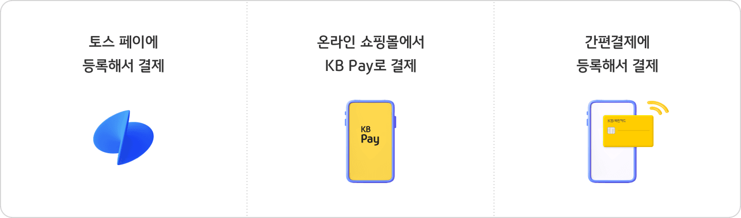 토스페이 플러스 KB카드 사용법