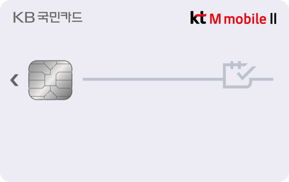 kt M mobileⅡ카드