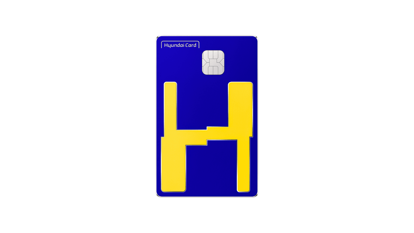 현대카드H 메탈 플레이트