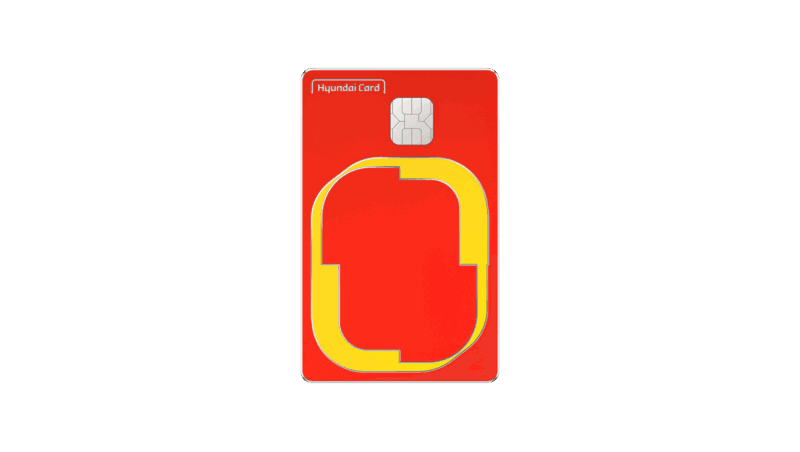 현대카드O 메탈 플레이트